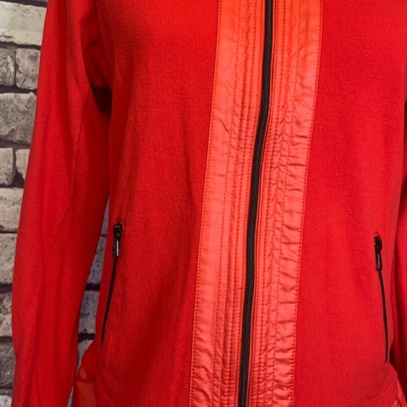 Chico's Zenergy Red Long Sleeve Jacket Size Medium - Picture 3 of 12